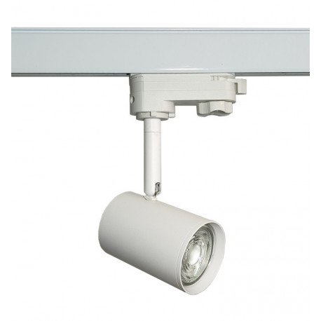 LED spoorverlichting schijnwerper 8W trifasisch GU10 24° hoog rendement wit