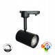 LED railspot 8W monofase zwart GU10 dimbaar Triac 24° CRI+98
