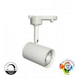 LED railspot 8W monofase GU10 dimbaar Triac 24° CRI+98