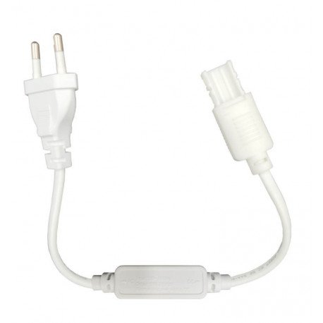 Cable rectificador corriente 12mm para tira LED 8W 230V