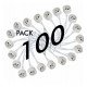 Adaptador GU10 con casquillo cerámico 10 cm pack 100