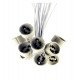 Adaptador GU10 con casquillo cerámico 10 cm pack 100