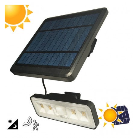 Wandlamp LED Solar 1000 lm met PIR-sensor, afneembaar 4000K