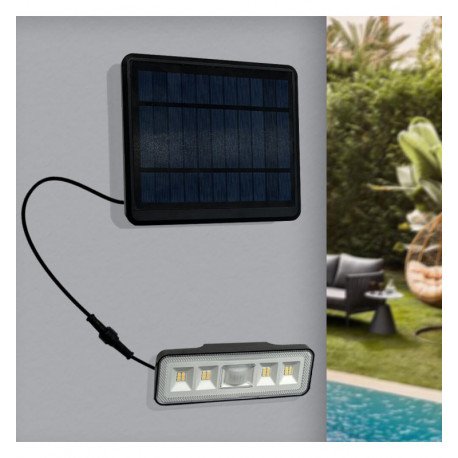 Aplique LED Solar 1000Lm con sensor PIR desmontable 4000K