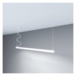 Hangende dimbare lineaire ledlamp MINI MUNICH wit