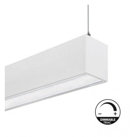 Hangende dimbare lineaire ledlamp MINI MUNICH wit