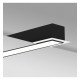 Panel LED empotrable MOSCU MINI negro IP54