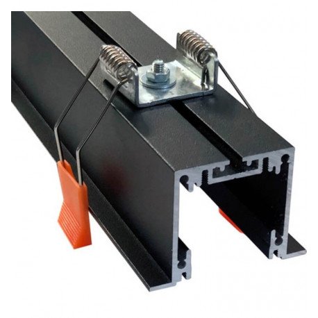 Inbouw ledpaneel MOSCU MINI zwart IP54