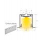 Inbouw ledpaneel MOSCU MINI zwart IP54
