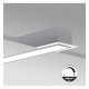 Panel LED empotrable MOSCU MINI plata IP54