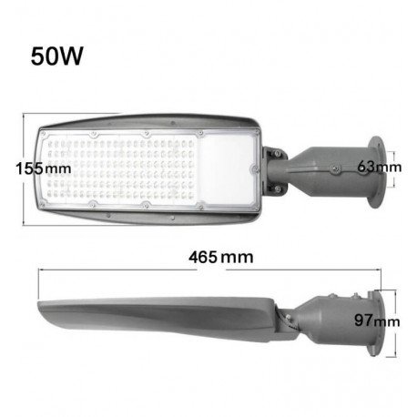 Farola LED 50W exterior FRIGG SMD2835 LUMILEDS