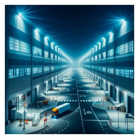 Farola LED 100W exterior AREA FLEX OSRAM chip DURIS E 2835
