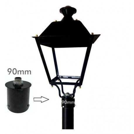 Koppelingsbeugel led-straatverlichting 90 mm voor mast buiten