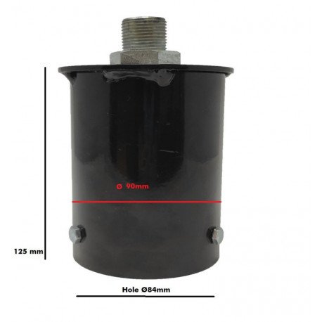 Koppelingsbeugel led-straatverlichting 90 mm voor mast buiten