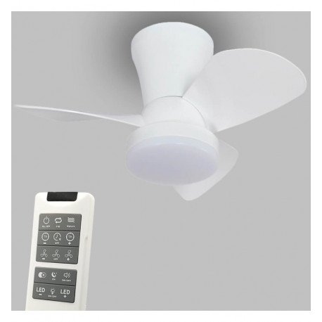 Led-plafondventilator 28W 6CCT IP20 met afstandsbediening