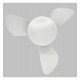 Led-plafondventilator 28W 6CCT IP20 met afstandsbediening