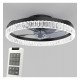 LED plafondventilator CRETA 30W 6CCT met afstandsbediening 50 dB IP20 50 cm