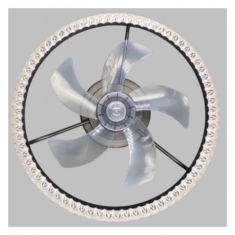 Ventilador LED de techo CRETA 30W 6CCT mando 50dB IP20 50cm
