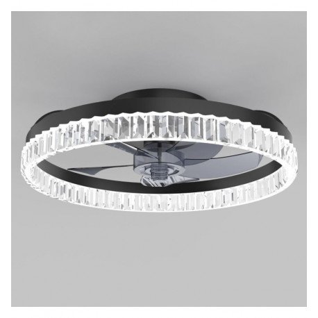 Ventilador LED de techo CRETA 30W 6CCT mando 50dB IP20 50cm