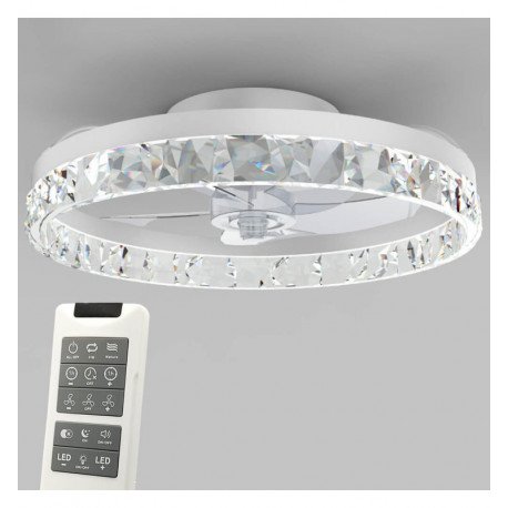 LED plafondventilator SANTORINI 30W 6CCT stil IP20 50 cm