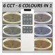 Led plafondventilator 30W 6CCT stil IP20 50 cm