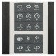 Led plafondventilator 30W 6CCT stil IP20 50 cm