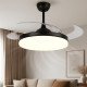 LED plafondventilator MALTA zwart 30W 6CCT 106cm stil