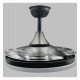 LED plafondventilator MALTA zwart 30W 6CCT 106cm stil
