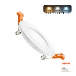 Inbouw LED downlight rond 6W CCT OSRAM 70mm