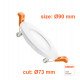 Inbouw LED downlight rond 6W CCT OSRAM 70mm