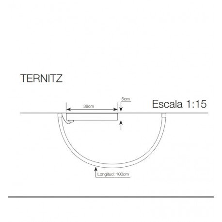 Lámpara LED colgante multiformas FLEXI NEON TERNITZ