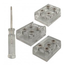 LED Strip Connectors 10mm COB & SMD with Screwdriver (IP20)