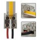 Connectoren voor ledstrips 10mm COB en SMD met schroevendraaier IP20