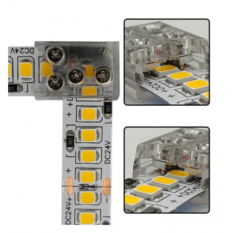 LED Strip Connectors 10mm COB & SMD with Screwdriver (IP20)