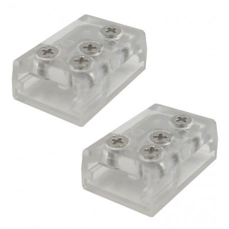 L&T transparante connector voor ledstrips COB en SMD 10mm IP20