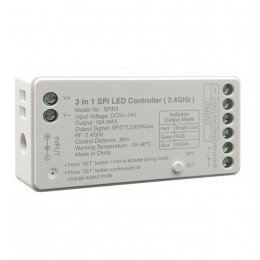 LED-controller Digital SPI 2.4GHz 5-24V RGB/RGBW/RGBIC