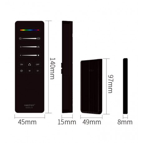 SPI C6 afstandsbediening 2,4GHz voor LED RGB/RGBW/RGBIC controllers