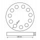 Ledlamp PAR56 36W 6000K onderwater IP68 RVS 316 voor zwembad