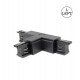 T-connector voor linksdraaiend 3-fase rail