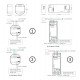 TRIAC-dimmer voor LED-drukknop inbouwmodule 220V RF 2,4GHz