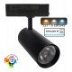Led schijnwerper voor trifase ledrail 40W-26W CCT CRI+92 UGR13 zwart