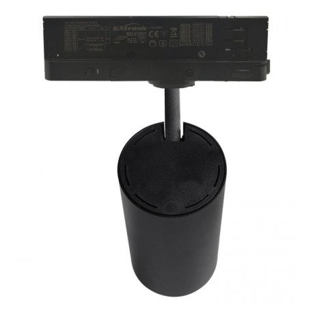 Led schijnwerper voor trifase ledrail 40W-26W CCT CRI+92 UGR13 zwart