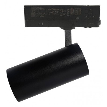 Led schijnwerper voor trifase ledrail 40W-26W CCT CRI+92 UGR13 zwart