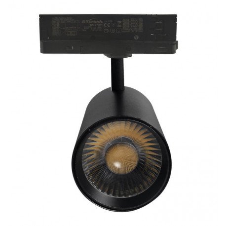 Led schijnwerper voor trifase ledrail 40W-26W CCT CRI+92 UGR13 zwart