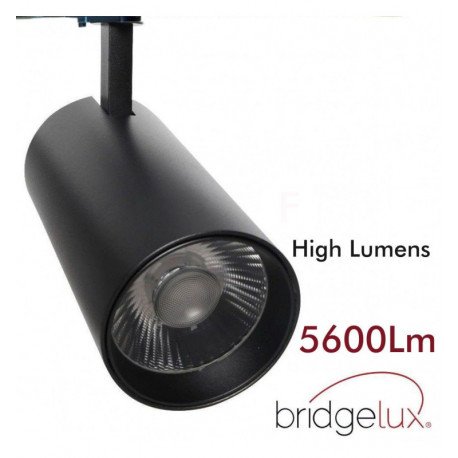Led schijnwerper voor trifase ledrail 40W-26W CCT CRI+92 UGR13 zwart