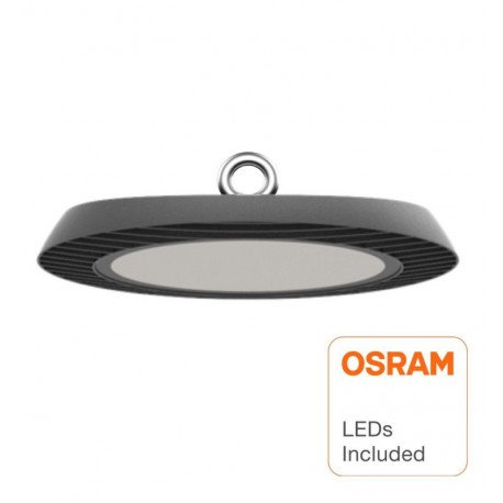 Campana LED industrial 100W-150W-200W UFO sin parpadeos