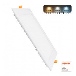 Inbouw ledpaneel Slim vierkant 24W CCT OSRAM