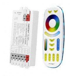 LED-controller CCT/RGB 12-24V 2,4GHz met afstandsbediening