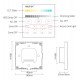 LED CCT Controller 12-24V 4 Zones + RF Remote 2.4GHz