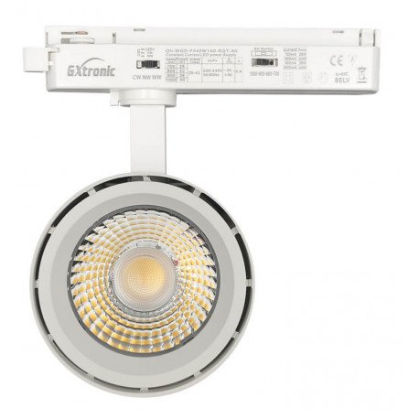 Led railspot 1-fase 40W-28W CCT CRI+92 UGR13 24º